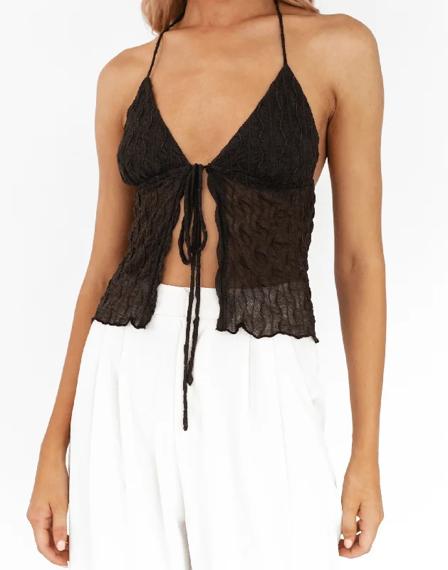 tasmyn-halter-top-brown