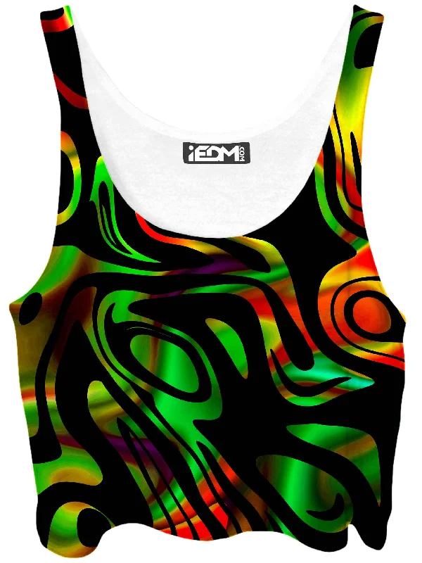 Trippy Flow Crop Top