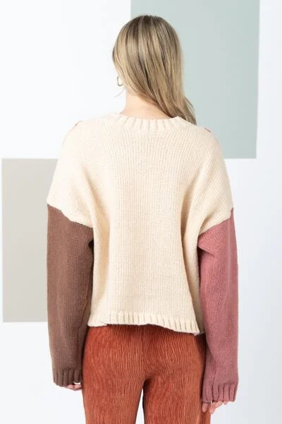 very-j-color-block-cable-knit-long-sleeve-sweater