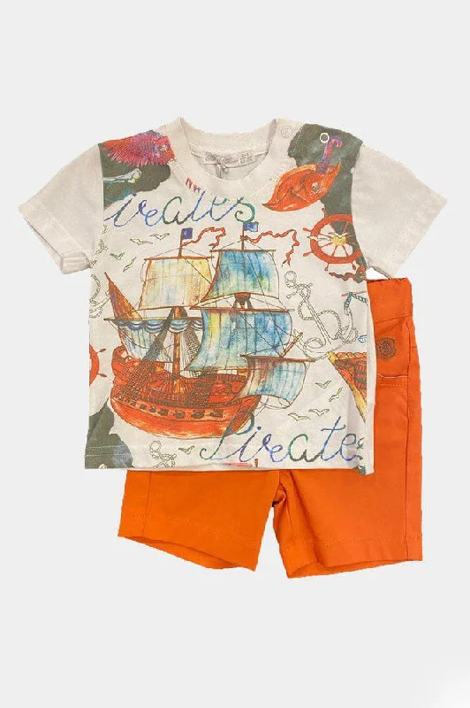 watercolour-print-orange-shorts-and-t-shirt-boys-set