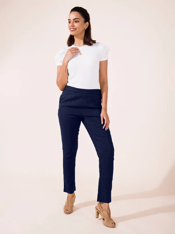 women-solid-navy-mid-rise-linen-pencil-pants