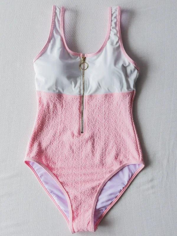 womens-half-zip-one-piece-pink-parfait