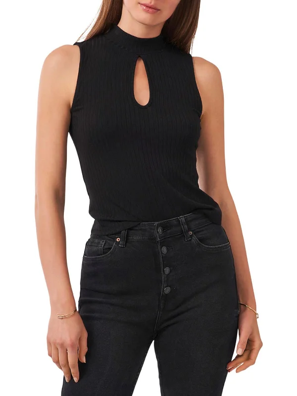 womens-keyhole-mock-neck-tank-top