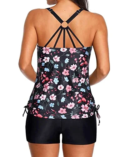 black and pink floral5