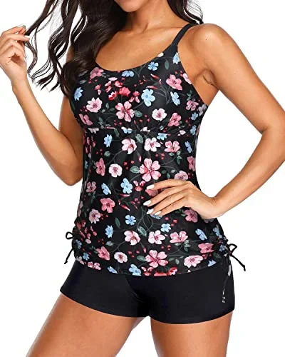 black and pink floral5