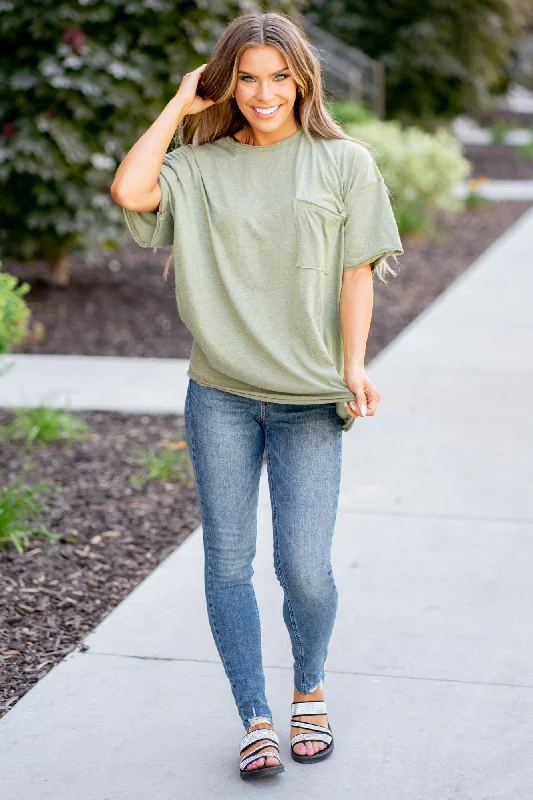 zenana-drop-shoulder-oversized-front-pocket-t-shirt